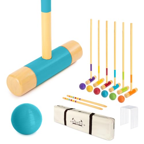 GoSports Standard Croquet Set - 28 Inch Mallets