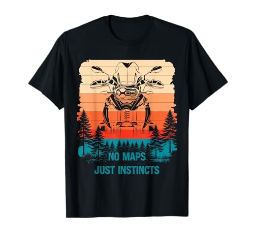 Pas de cartes, juste Instincts Adventure Biker Beemer GS Edition T-Shirt