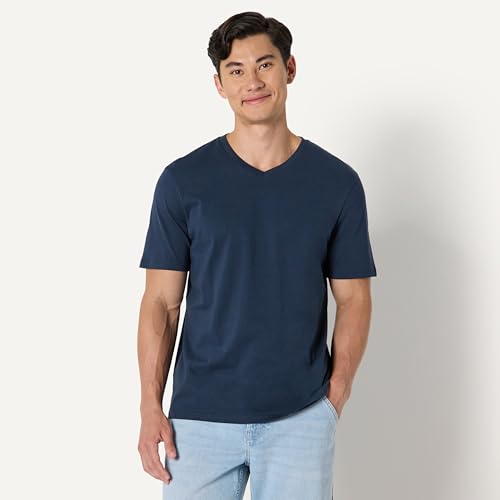 Image of Amazon Essentials Men's Regular-Fit Short-Sleeve T-Shirt, Pack of 6