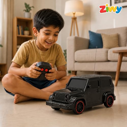 Image of Black Remote Control Car Toy | 2-Way G-Wagon | Smoke, Music & LED Light | Toy Car for Kids | High-Speed RC Car | Toys for Boys & Girls 7-14 Years | Birthday Gift for Kids