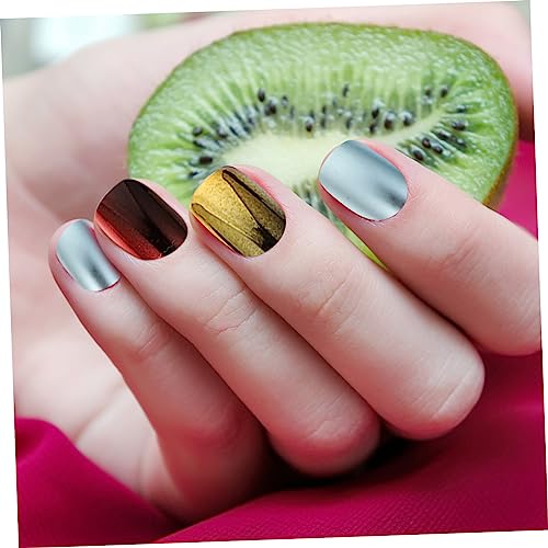 FRCOLOR Usando Remendos De Unhas De Cobertura Completa Unhas Calcomanias Para Uñas 144Pcs Prensa De