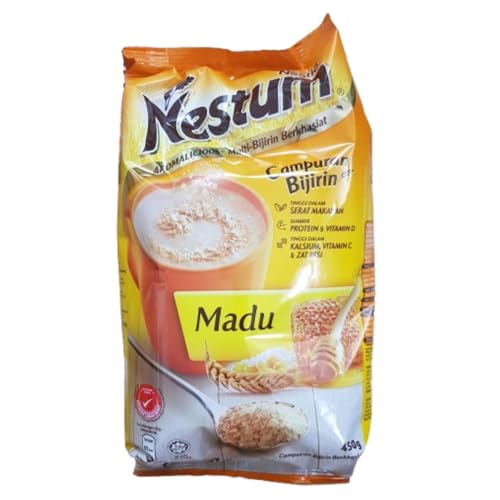 Bevanda di cereali al miele malese per tutta la famiglia, 450 g ciascuno, Halal