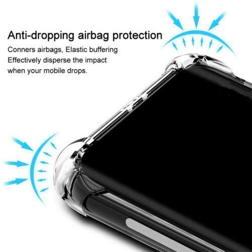 Image of Lustree For Infinix Note 11 Silicone Case Cover Protective + Bumper CASE, For Infinix Note 11 Back Cover Case - Transparent Case