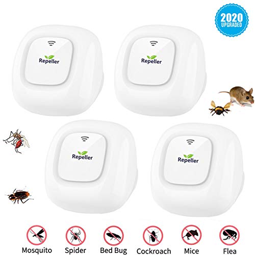 ZHENROG Anti-parasites ultrasonique, Anti-parasites, Anti-moustiques, Anti-rongeurs, Anti-Insectes et Autres rongeurs