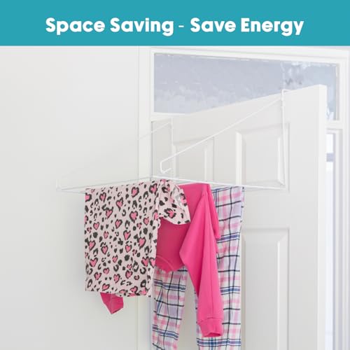 JVL Over door utility clothes washing laundry dryer balcony airer - Image 4