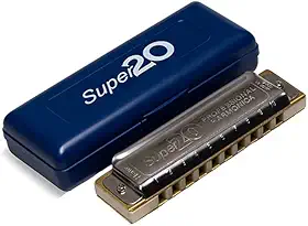 Gaita Diatônica Hering Super 20 C (dó) 8020c Com Case