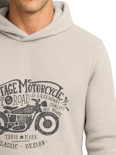 Image of BULLMER Trendy Cotton Blend Sweatshirt for Men | Stylish Full Sleeve Mens Sweatshirts & Hoodies for Winter Wear