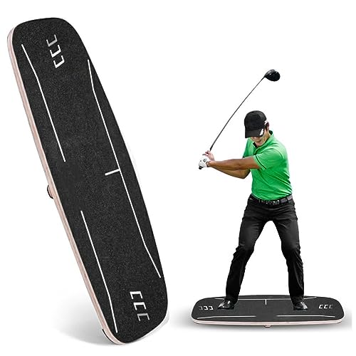 Plaque de pression de swing de golf et tapis entraînement avec retour vocal