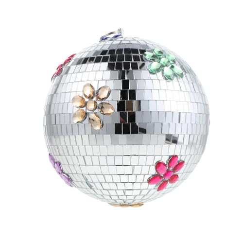 LIGIGWASH Bola de Discoteca Colgante de Espejo Mini para Decoración de Fiestas, Bola Reflectante para Ambiente de Discoteca y Festivales, Esfera Decorativa para Eventos Musicales