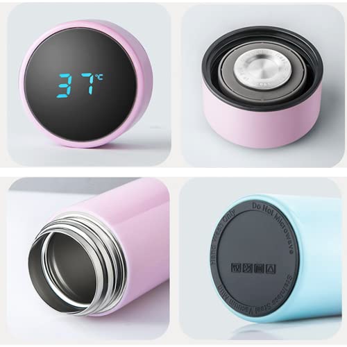 Bufanli Water Bottle Coffee Mug Tea Infuser Bottle Thermoses Water Bottle Travel Mug With Car Portable Travel Tea Coffee Vacuum Thermoses Cup Keep Hot Or Cold 17Oz/500Ml Purple Gradient #TOP3