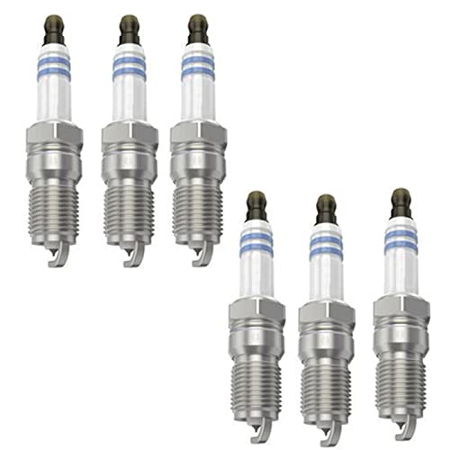 Bougies d'allumage Mazda CX-7 2.5 Double Iridium - Lot de 6 pièces performance pour moteur 2009-2013