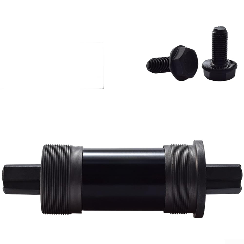 Road Bicycle Square Taper Bottom Bracket 68mm English Thread Aluminium Alloy Shell 126mm Spindle Length(118MM)