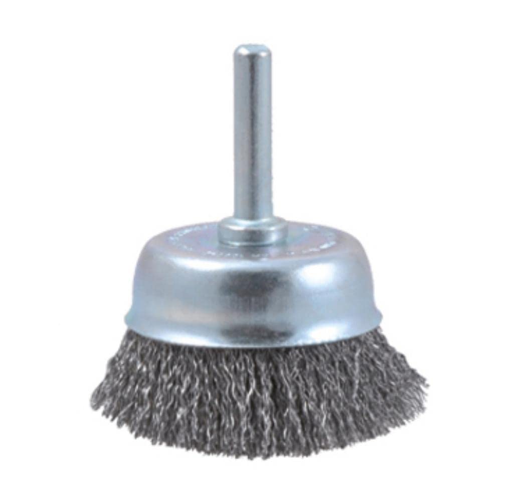 Osborn 0802600891 - Cepillo taza de filamento abrasivo con vástago de 6 mm diameter 1.10 mm y grano 80 rojo (50x17)