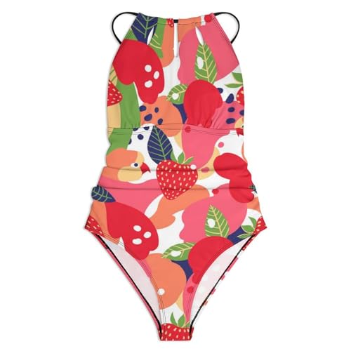 Swimsuit monokini beachwear confortable imprimé original - 3