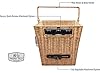 Proper Velo Company Sunnyside Wicker Pannier - Durable, Rattan, Quick-Release, Rear Bicycle Storage Basket, One size #2