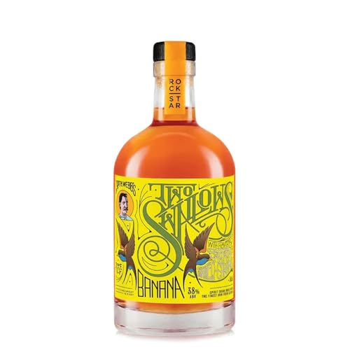Rockstar Spirits Two Swallows Banana Premium Overproof Spiced Rum 50cl 38% ABV