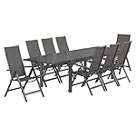 OUTLIV. Jacob XL Gartenmöbel-Set 8-Sitzer Anthrazit