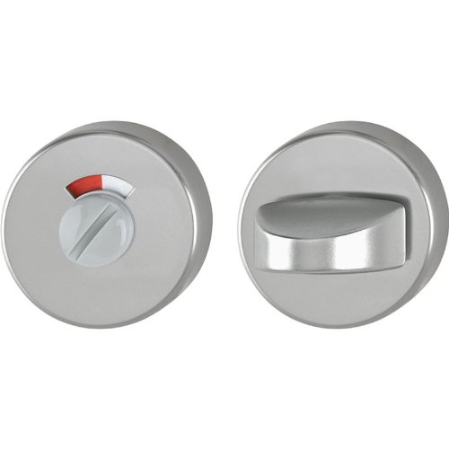 Preisvergleich Produktbild Hoppe Bad / WC-Rosette mit rot / weiß-Scheibe, Paar Aluminium 42KVS