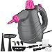 Pulitore a Vapore Portatile, 10 Accessori con Serratura di Sicurezza Pressione Steam Cleaner Portatile, 3,5Bar Scalda in 3 Minuti, Pulitore a Vapore per Divani Divano Casa - Rimuovere Sporco Grasso immagine