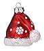 Produktbild Christbaumschmuck ( Mütze / Weihnachtsmannmütze 5,5cm ) // Glas Handarbeit mundgeblasen handbemalt Weihnachtskugeln Baumkugeln Baumschmuck lüstig