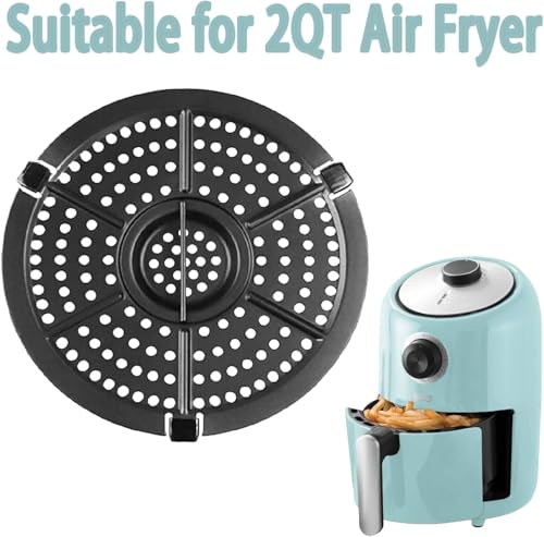 Air Fryer Grill Pan for Dash 2QT Air Fryer, Air Fryer Accessories, Upgraded Non-Stick Air Fryer Grill Warming Pan, Non-Stick Coating by Brother Yixiu - Image 4