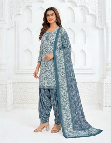Image of Yashika Women'S Unstitched Crepe Dress Materials | Crepe Salwar Suit For Women | Suit Material For Women Unstitched
