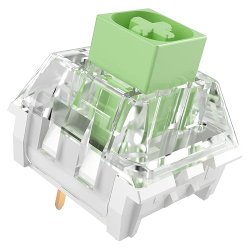 Kailh Box Jade Switches for Mechanical Gaming Keyboard,3-Pin 50gf Clicky/lubed/Dust&Waterproof...