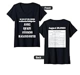 Womens August 28 1963 to August 28 2020 March On Washington V-Neck T-Shirt