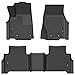 Husky Liners - Weatherbeater | Fits 2022 - 2023 Jeep Grand Cherokee ( New Body Style ), Front & 2nd Seat Floor Liners - Black, 3 pc. | 95411