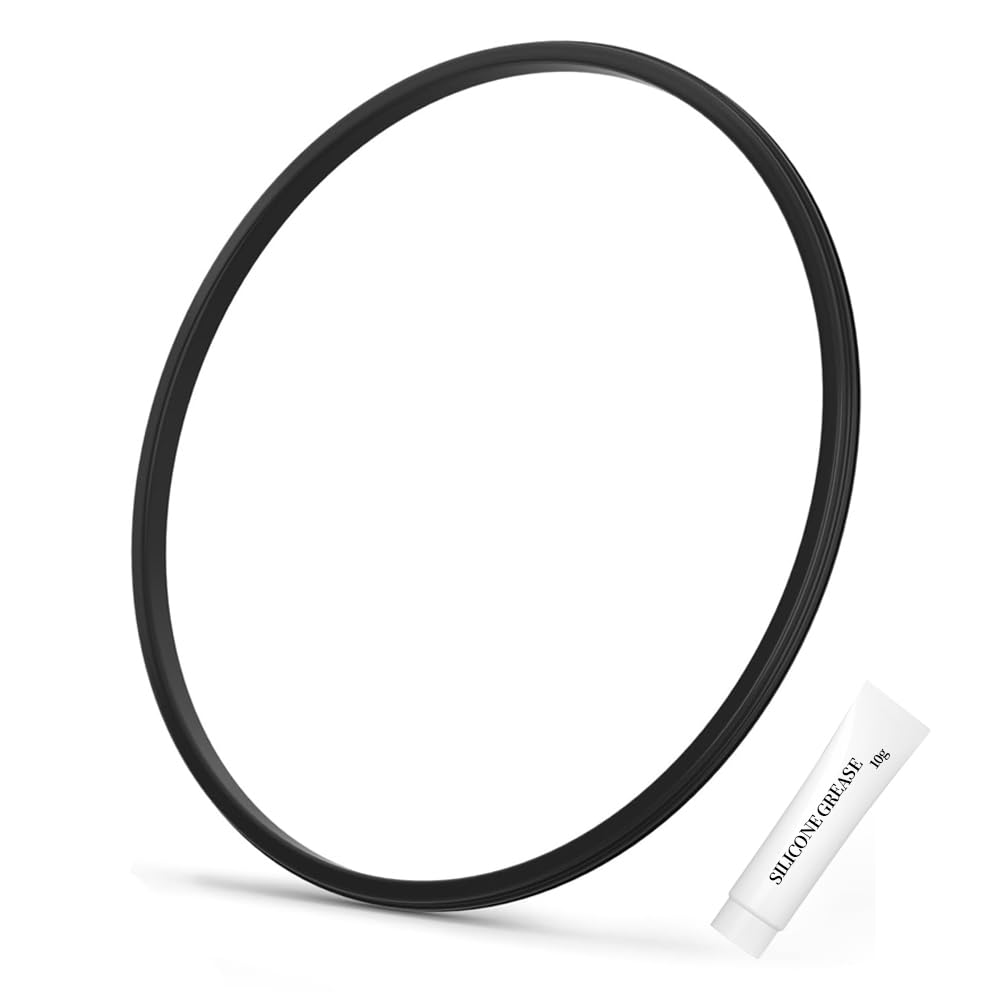 2025 Upgrade DEX2422Z2 Metal Reinforced Replacement Filter Seal Gasket for Hayward Pro-Grid DE/SwimClear Filter, Pool Filtration Accessory (with Lube)