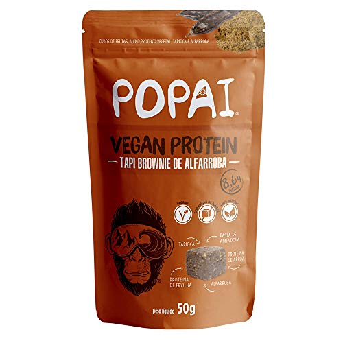 Snacks energétios em cubos sabor Tapibrownie de Alfarroba
