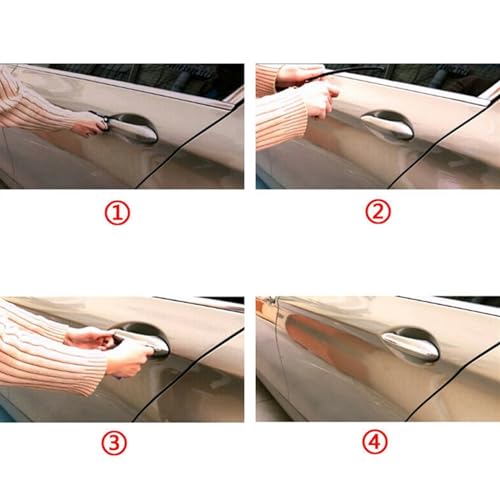 Poignée de porte pour BMW F10 en acier inoxydable look luxe - 6