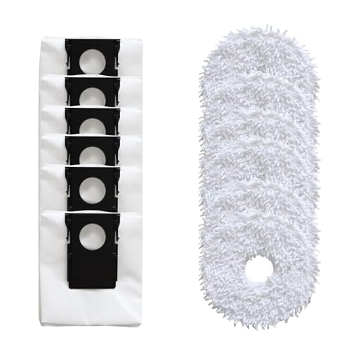 Image of Replacement Dust Bags Mop Cloths for Eureka J15 Pro Ultra Robot Vacuum