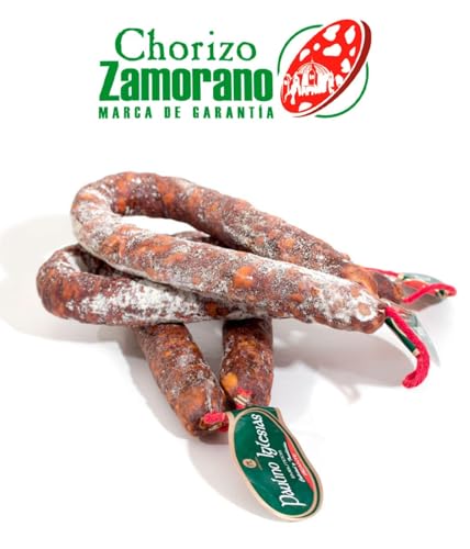 Sarta Extra Wurst von Spanien. Schnurwurst von 500 gr. Salziger Snack, ideal zum Teilen mit Familie/Freunden. Hausgemachte Wurst. Handwerkliches Produkt. 100% Naturwurst. Spanien-Wurst. Salchichon.