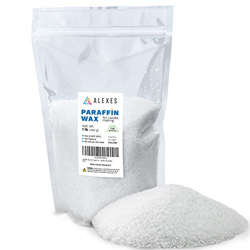 Paraffin Wax for Candle Making - 1 lb Unscented Candle Wax - Paraffin Candle Wax - Paraffin for Crafts - Paraffin Wax Melts - Candle Making Wax for Crafts