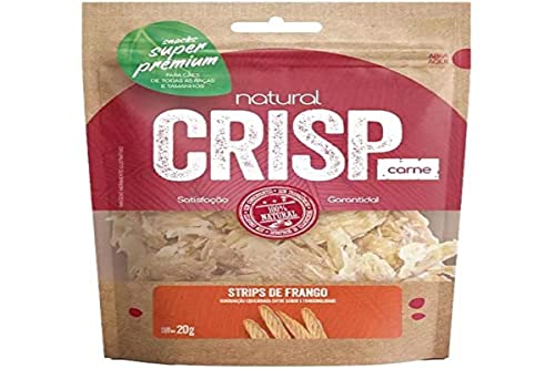 Snack Desidratado Natural Crisp Strips de Frango 20g