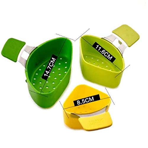 Triple Divider Nest Steaming Silicone Saucepan Divider Steamer Basket Cooking Strainer Kitchen Gadgets 3 Pcs/Set