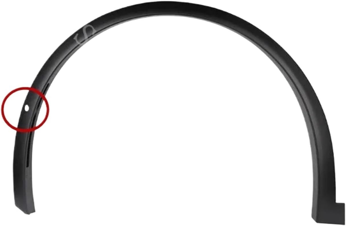 Compatible with Tesla ModelX Model X ABS Car Wheel Fender Flares Wheel Extension Wheel Arches Plastic Trim Car Styling(Front right)