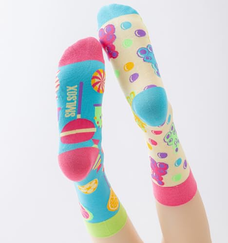 Image of 2 Pairs Cartoon Animal Crew Socks Fun Cotton Mid Calf Socks for Women