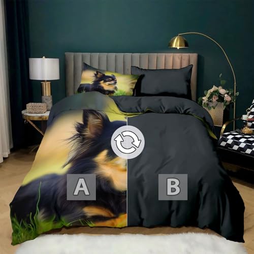Ropa de cama suave antiarrugas con cremallera para evitar edredones sueltos 6