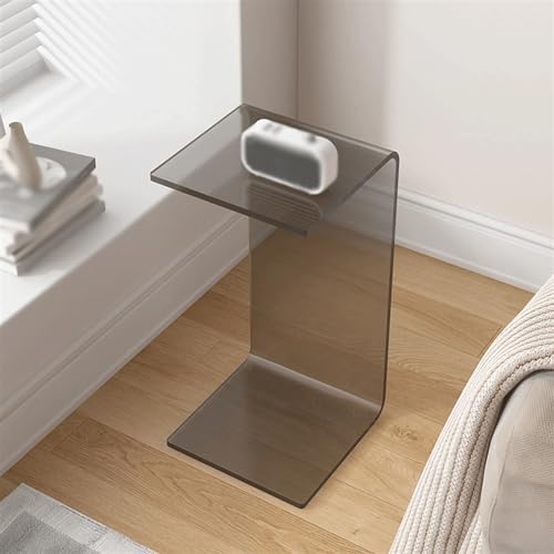 Mesa de centro para sala de estar Mesa Auxiliar Pequeña for El Sofá Mesita De Noche Cuadrada Transparente for El Dormitorio Escritorio Pequeño En Acrílico for La Sala De Estar, Mesa De Centro Pequeña