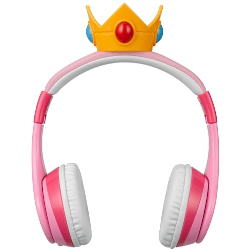 Image of Princess Peach Bluetooth Headphones for Kids Wireless Headphones for School