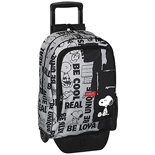 PERONA BAGS Mochila adaptable con carro trolley de Snoopy 'Grunge'