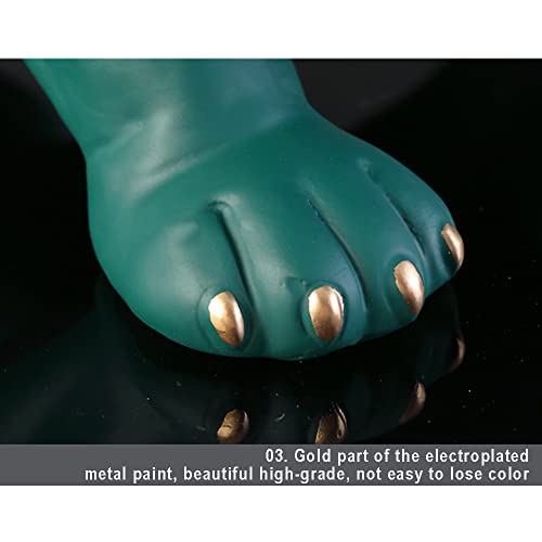 French Bulldog Resin Statue Tray Key Bowl, Animal Sculpture Desk Storage Home Decor In The Living Room, Bedroom Office Snack Tray (Style 5, Black) #TOP4