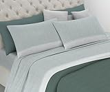 🎨 Design e Comfort: Grazie alla naturale capacità del cotone di regolare la temperatura, potrai godere di comfort durante tutto l'anno. Le nostre lenzuola sono leggere, traspiranti e ipoallergeniche, offrendo un sonno sereno e riposante in ogni momento. Inoltre, sono certificato anallergiche e antiacaro, garantendo la massima protezione per la tua pelle e un ambiente di riposo sano e sicuro.
