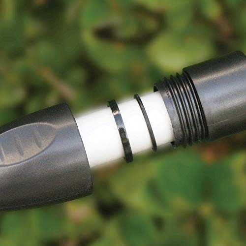 Carrand 93089 Flow-Thru 10" Wash Brush With 68" Aluminum Extension Pole , Black #TOP6