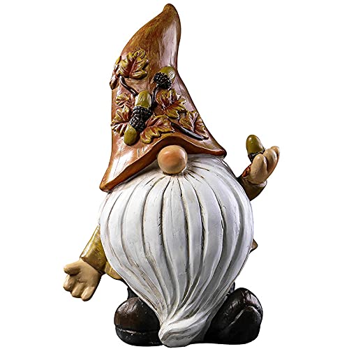 Statue de nain extérieur gnome en résine peinte pour décoration de jardin