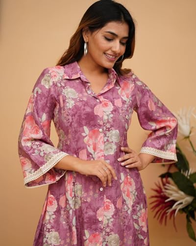Image of FABNEX kurta set for women | Women Kurti Pant Set (K-Set-1)
