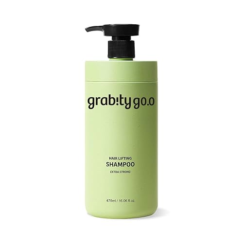 Grabityg0.0 Champú para levantar el cabello extra fuerte – Champú fortalecedor y espesante para cabello adelgazante con biotina y ácido salicílico,