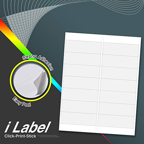 14Up 4" X 1-1/3" Address Labels For Laser & Inkjet Printers[100 Sheets,1400 Labels] #TOP2